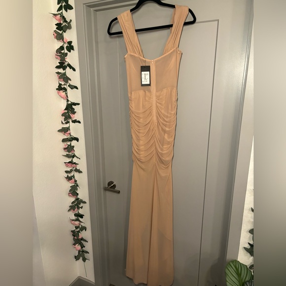 NWT Prom / Formal Dress | Taupe | Large - Picture 9 of 9